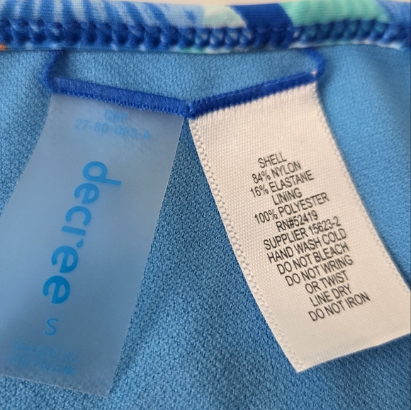 Women's Hipster Panties with Blue and Coral Seashell Design. Small. Ruffles - Picture 5 of 8